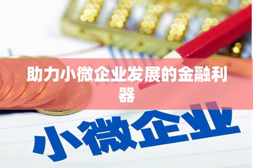 虎门助力小微企业发展的金融利器