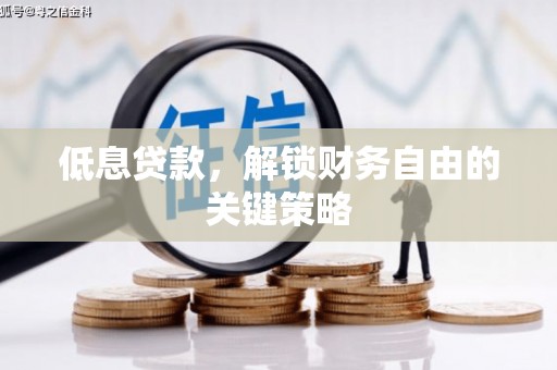 虎门低息贷款，解锁财务自由的关键策略