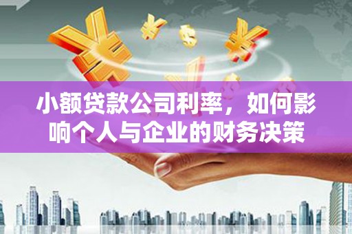 虎门小额贷款公司利率，如何影响个人与企业的财务决策