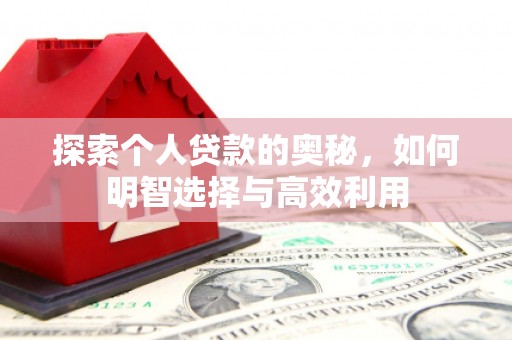 虎门探索个人贷款的奥秘，如何明智选择与高效利用