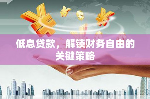 虎门低息贷款，解锁财务自由的关键策略