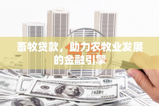 虎门畜牧贷款，助力农牧业发展的金融引擎