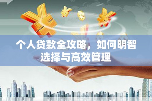 虎门个人贷款全攻略，如何明智选择与高效管理